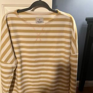 Dudley Stephens, Large, stripped crewneck sweatshirt.
